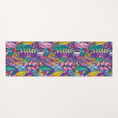 Tapis De Yoga Vibrant Colorful Nature Patterned Yoga Mat (Devant (Horizontal))