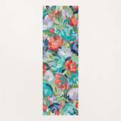 Tapis De Yoga Vibrant Garden Symphony (Devant)