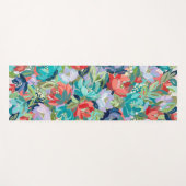Tapis De Yoga Vibrant Garden Symphony (Devant (Horizontal))