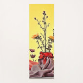 Tapis De Yoga Vibrant Red Yellow Arrangement Design (Devant)