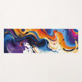 Tapis De Yoga Vibrant Sérénité Yoga Mat (Devant (Horizontal))