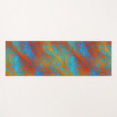 Tapis De Yoga vie colorée (Devant (Horizontal))