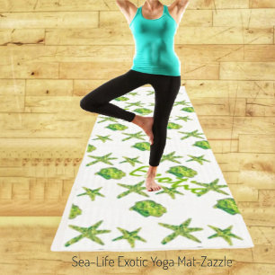 Tapis De Yoga Vie marine Exotique