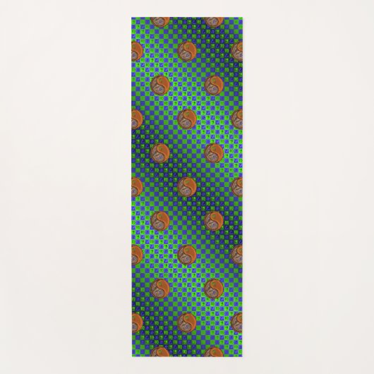 Tapis De Yoga Vierge et boisé (Devant)