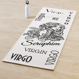 Tapis De Yoga Vierge personnalisée Zodiac Yoga Mat
