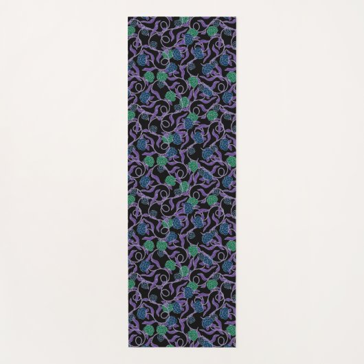Tapis De Yoga Vigne au Clair de Lune - Collection Mysticool (Devant)