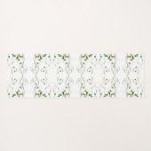 Tapis De Yoga Vignes vert jaune (Dos (Horizontal))