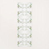 Tapis De Yoga Vignes vert jaune (Dos)