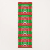 Tapis De Yoga Vilain pull motif sonnettes Joyeux fils Xmas (Devant)