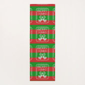 Tapis De Yoga Vilain pull motif sonnettes Joyeux fils Xmas (Dos)