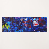 Tapis De Yoga Ville de nuit (Devant (Horizontal))