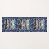 Tapis De Yoga Ville lumière future (Devant (Horizontal))