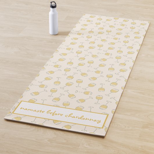 Tapis De Yoga Vin Blanc Namaste Avant Chardonnay (En situation)