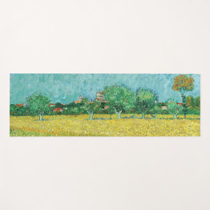 Tapis De Yoga Vincent van Gogh - Champ avec Iris près d'Arles