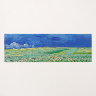 Tapis De Yoga Vincent van Gogh - Champs de blé sous des nuages o