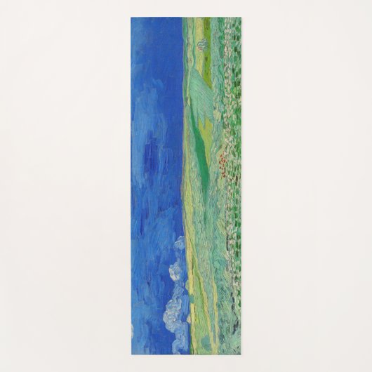 Tapis De Yoga Vincent van Gogh - Les champs de roues sous Thunde (Devant)