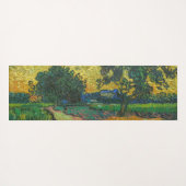 Tapis De Yoga Vincent van Gogh - Paysage à Twilight (Dos (Horizontal))
