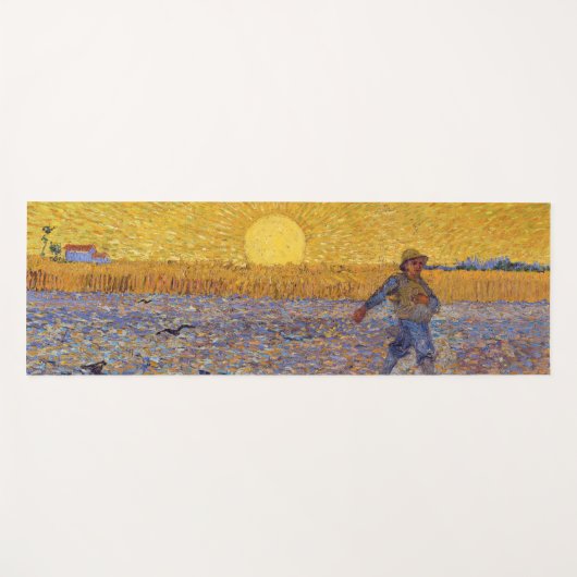 Tapis De Yoga Vincent van Gogh - Sower avec réglage Sun (Devant (Horizontal))
