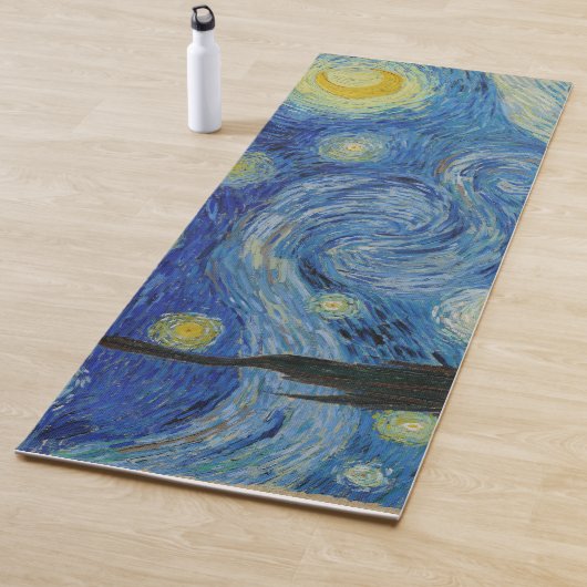 Tapis De Yoga Vincent van Gogh Starry Night Gallery HD Art raffi (En situation)