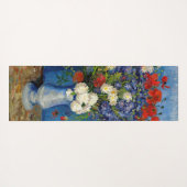 Tapis De Yoga Vincent van Gogh - Vase avec Cornflowers & Poppies (Dos (Horizontal))