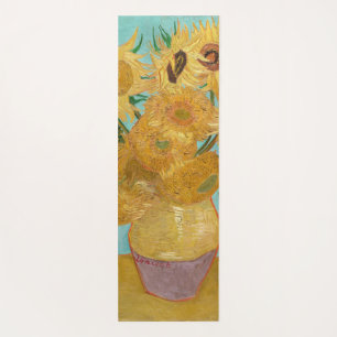 Tapis De Yoga Vincent Van Gogh - Vase avec douze tournesols