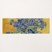 Tapis De Yoga Vincent van Gogh - Vase avec Irises (Dos (Horizontal))