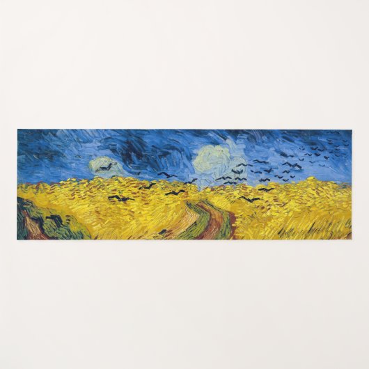 Tapis De Yoga Vincent van Gogh - Wheatfield with Crows (Devant (Horizontal))
