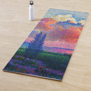 Tapis De Yoga Vintage Le nuage rose (1896)