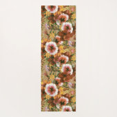 Tapis De Yoga Vintage Moody Tropical Blooms (Dos)