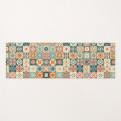 Tapis De Yoga Vintage, patchwork, paré (Devant (Horizontal))