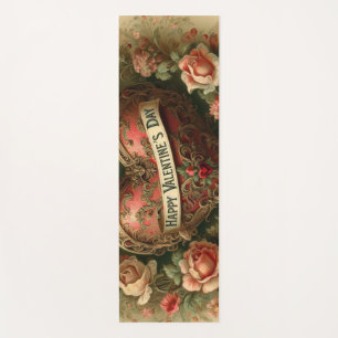 Tapis De Yoga Vintage/rétro/Victorian Valentine's day heart