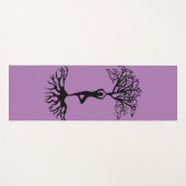 Tapis De Yoga Violet (Devant (Horizontal))