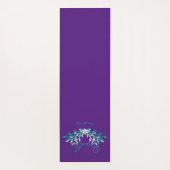 Tapis de yoga violet - Breathe, tu as ce (Dos)