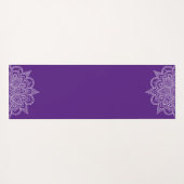 Tapis De Yoga Violet Mandala Yoga Mat (Dos (Horizontal))