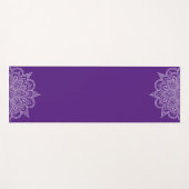 Tapis De Yoga Violet Mandala Yoga Mat (Devant (Horizontal))