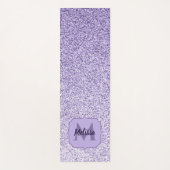 Tapis De Yoga Violet Ultra violet parties scintillant lumière ét (Devant)