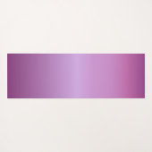 Tapis De Yoga Violet violet et script blanc personnalisé (Dos (Horizontal))