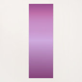 Tapis De Yoga Violet violet et script blanc personnalisé (Dos)
