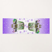 Tapis De Yoga Violet Wild Me (Devant (Horizontal))