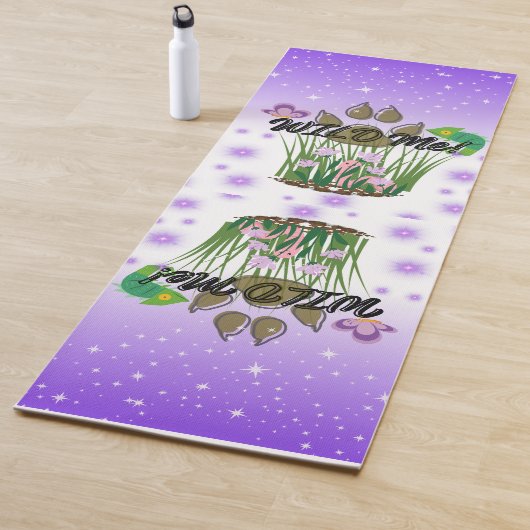 Tapis De Yoga Violet Wild Me (En situation)