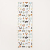 Tapis De Yoga Visages conviviaux | Portraits d'animaux mignons (Devant)