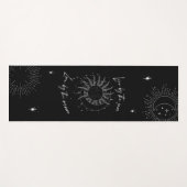 Tapis De Yoga Vivre par le soleil Amour par la lune (Devant (Horizontal))