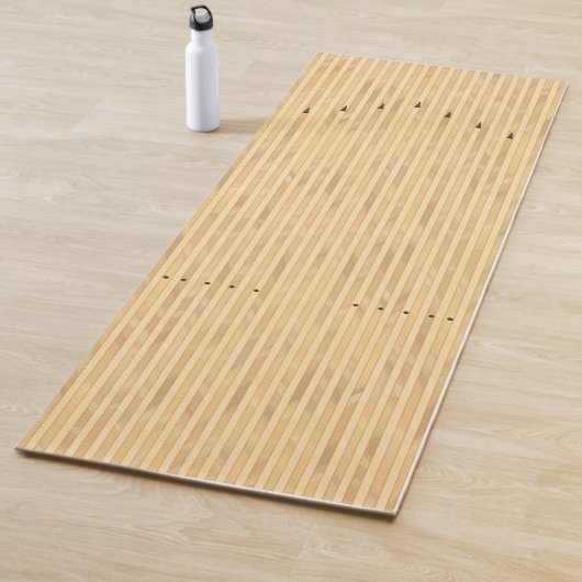 Tapis De Yoga Voie de Bowling/Zone d'approche (avant/arrière) (En situation)