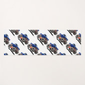 Tapis De Yoga Voiture de dessin (Devant (Horizontal))