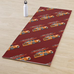 Tapis De Yoga Voiture de dessin