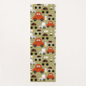 Tapis De Yoga voitures caricaturales (Devant)