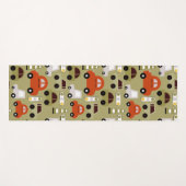 Tapis De Yoga voitures caricaturales (Devant (Horizontal))