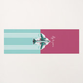 Tapis De Yoga Vol vers Paris (Dos (Horizontal))