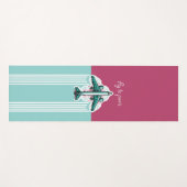 Tapis De Yoga Vol vers Paris (Devant (Horizontal))