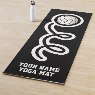Tapis De Yoga Volleyball sport personnalisées nom personnalisé y